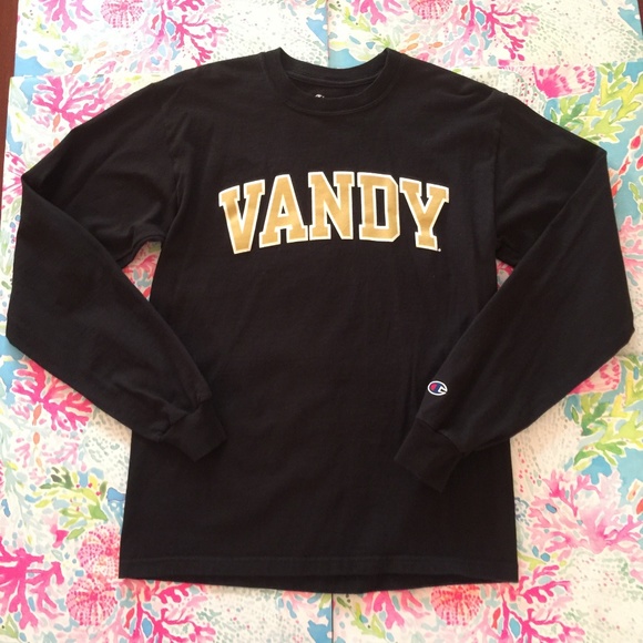 Champion Tops - VANDY Vanderbilt Long Sleeve T Small